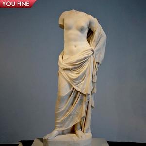 Estatua de Atena de mármol griego tallada a mano de tamaño natural para jardín - Product Image 5