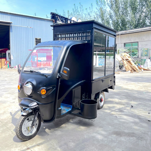 Camión de Comida Eléctrico de 3 Ruedas, Carrito Móvil de Café y Helados, Mini Cafetería, Barra Móvil - Product Image 1