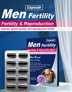 OEM Doğal Organik Bitkisel Yetişkin Erkek Doğurganlık Hapları Takviyesi, Sperm Sayısı ve Enerji için Maca ve <span class=keywords><strong>Ginseng</strong></span> İçeren, Şişede 10 Hap - Product Image 3