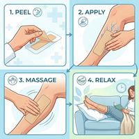 Patch Herbal Confortable pour les Jambes, Concentration d'Ions Négatifs Testée, OEM, Marque Privée, Faible MOQ, Fournisseur en Gros, pour Femmes