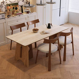 Ensemble <span class=keywords><strong>de</strong></span> table <span class=keywords><strong>à</strong></span> <span class=keywords><strong>manger</strong></span> rectangulaire en bois <span class=keywords><strong>de</strong></span> haute qualité, design moderne, pieds <span class=keywords><strong>de</strong></span> table artistiques, adapté <span class=keywords><strong>à</strong></span> 6 <span class=keywords><strong>à</strong></span> 8 personnes, <span class=keywords><strong>meubles</strong></span> <span class=keywords><strong>de</strong></span> <span class=keywords><strong>salle</strong></span> <span class=keywords><strong>à</strong></span> <span class=keywords><strong>manger</strong></span> - Product Image 3