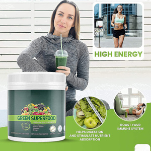 Nhãn Hiệu Riêng Cỏ Lúa Mì MOQ Thấp Chất Xơ Trái Cây Thức Uống Năng Lượng Chảy Máu Bột Siêu Thực Phẩm Siêu Xanh Hữu Cơ Không Đường Thuần Chay - Product Image 5