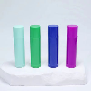 Tubos de Lápiz Labial de Plástico PP, Envases Vacíos para Bálsamo Labial, Desodorante, Chapstick, Fácil Apertura, Capacidad de 5g, Blanco, Negro, Rosa, Azul, Rojo - Product Image 4