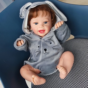 R & B Hyperrealistische Goedkope Levensgrote Echte Baby Poppen Bebe Reborn Pasgeboren Pop Speelgoed Siliconen Pop Te Koop - Product Image 3