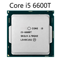 Processeur CPU Intel Core i5 6600T 6ème génération, CPU d'origine reconditionné, grade A, testé, 2,7 GHz, LGA1151, pour ordinateur de bureau