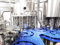 Machine de remplissage de bouteilles PET 3-en-1 (rinçage, remplissage, bouchage) certifiée CE, personnalisable et spécialisée, 4000 BPH, pour usine d'eau potable