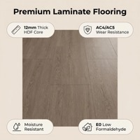 10mm Heavy Duty Laminaatvloer E0-klasse Natuurlijke Houtstructuur Eikenhouten Vloer voor Projecten