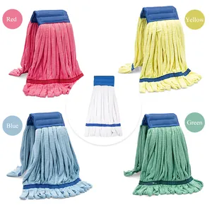 Factory Price Eco Friendly Washable Dry Wet Microfiber Mop Refill Head For Commercial Kitchen Bathroom Floor Cleaning