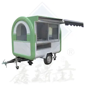 Phổ biến đường phố ngoài trời thức ăn nhanh Xe gà Rotisserie thực phẩm Trailer phục vụ Trailer hoặc xe tải thực phẩm di động