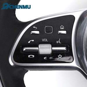 Volant en cuir en bois noir pour <span class=keywords><strong>Mercedes</strong></span> Benz <span class=keywords><strong>S223</strong></span> C206 232 E213 W223 E63 S63 G63 GTS Volant OLED - Product Image 3