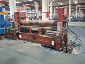 Increíble máquina dobladora de acero grande de hasta 6mm de espesor, máquina laminadora mecánica de placas de 3 rodillos - Product Image 4