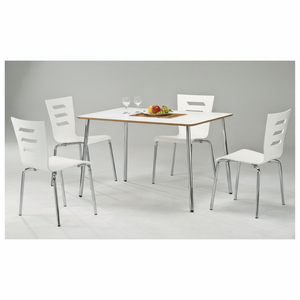 ชุดเฟอร์นิเจอร์ห้องรับประทานอาหารขนาดเล็กที่ทันสมัยดีไซน์ไม้ทำมือสำหรับใช้ในห้องครัวสำหรับตกแต่งบ้าน - Product Image 1