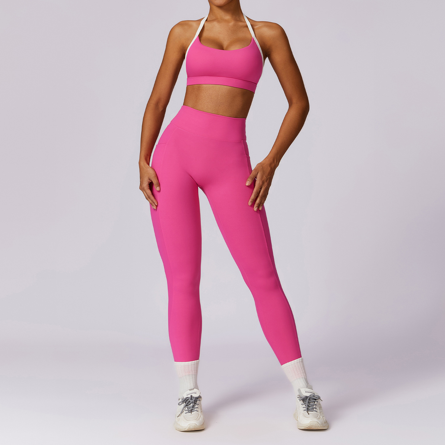 New Neck Shock-proof Back Lulu Yoga Bra Quick-drying Lulu Sports Underwear High-intensity Running Fitness Lulu Yoga Vest
