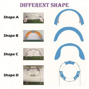 Arche gonflable coupe-vent, imperméable et durable pour événements sportifs - Product Image 5