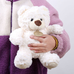 Orsacchiotto di peluche giocattolo di orsacchiotto stupido orso bambola di orsetto piccolo Unisex regalo carino orso bianco supporto al Logo personalizzato con t-shirt - Product Image 4