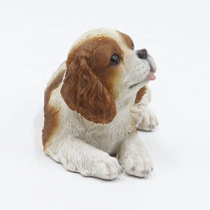 En gros réaliste mignon charles <span class=keywords><strong>chien</strong></span> figurine résine ornement de jardin sculpture en fibre de verre <span class=keywords><strong>chien</strong></span> % - Product Image 6