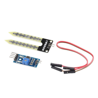 Sensor pendeteksi kelembaban tanah sensitivitas tinggi, modul deteksi higrometer tanah LM393 untuk sistem penyiraman otomatis 3.3V-5V