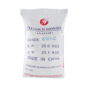Dióxido de <span class=keywords><strong>Titanio</strong></span> Rutilo TiO2 de Grado Industrial con Certificación ISO9001, B101-C, <span class=keywords><strong>Precio</strong></span> Especial, 98% de Contenido de Rutilo, 93% de Pureza para Plásticos - Product Image 1