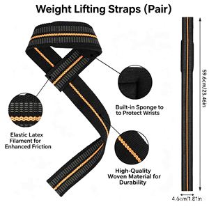 Correas de Gimnasio Antideslizantes de Silicona para Levantamiento de Pesas, Protección para Manos, para Hombres y Mujeres - Product Image 2