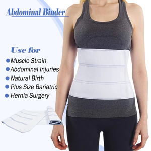Bande abdominale post-hystérectomie, ceinture de récupération à 4 panneaux, soutien pelvien pour femmes et hommes, enveloppement abdominal post-partum - Product Image 2