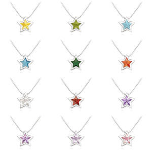 Collar de Plata de Ley 925, colgante delicado de corazón pequeño Cz, Gargantilla de estrella de Color dorado y plateado, cadena de 40 + 5cm - Product Image 2