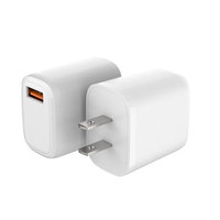 Chargeur mural USB 2026 QC3.0/PD3.0 5V/3A OVP/OTP, chargeur rapide portable pour téléphone portable et tablette, écologique, ABS+PC ignifuge