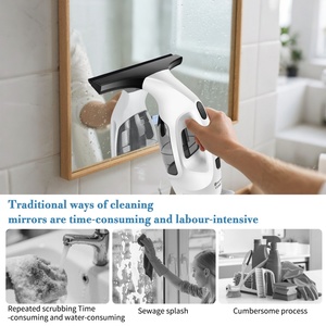 Nettoyeur de vitres sans fil électrique avec réservoir d'eau amovible et 3+ modes pour hôtels, extérieur, maison et voiture - Product Image 6