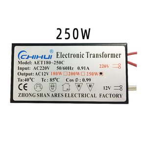 Ampoule halogène à quartz, projecteur, <span class=keywords><strong>transformateur</strong></span> électronique, adaptateur de tension, alimentation électrique AC220V AC12V 20W 250W 60W 120W - Product Image 5