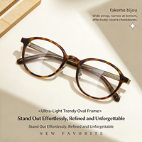 Lunettes de vue Fakeme BC2065 style Bijou Puff, montures en acétate de haute qualité pour myopie, idéales pour un usage sans maquillage