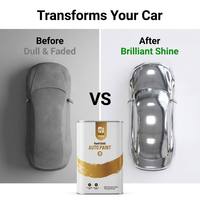 Lapisan Pelapis Cair Akrilik 2K High Solid untuk Otomotif, Semprotan Clear Coat Kilap Tinggi Tahan UV untuk Perbaikan Bodi Mobil