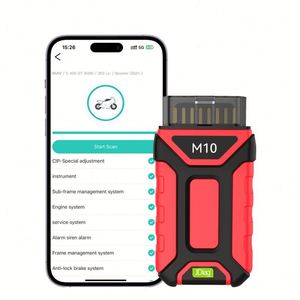 สำหรับ MOTOSYS M10 เครื่องสแกนรถมอเตอร์ไซค์ เครื่องมือวินิจฉัยระบบเต็มรูปแบบ OBD2 รองรับ Android/IOS รับประกัน 1 ปี สำหรับ Harley Davidson - Product Image 1