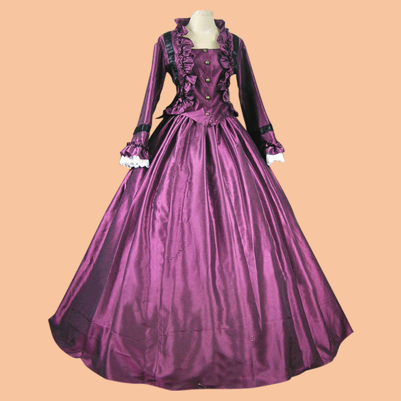 fitted lace wedding dress Dark purple classic maxi dress with pleats and separated belt – GUNTINA