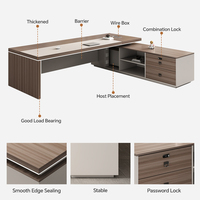 Bureau exécutif moderne en bois pour PDG ou directeur Vente en gros-Certifié CE