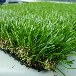 Paisajismo juego al aire libre alfombra de hierba verde césped artificial 40mm natural para jardín césped artificial interior