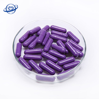 Capsules vides rigides pour médicaments, taille 0, violettes, végétales, fabriquées en Chine, API Pharmaceuticals
