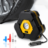 19mm Digital 3603 ABS Compresseur d'air électrique Gonfleur de pneu de voiture Pompe à vélo Anneau de natation manomètre Boîte emballée