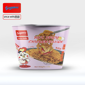 Sinomie อาหารเกาหลีชามปรุงรสไก่รสเผ็ดฮาลาลคาโบนาร่าราเมน<span class=keywords><strong>เกาหลี</strong></span> - Product Image 1