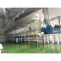 Sécheur horizontal à fluidisation de la série XF, équipement de séchage à lit fluidisé continu pour l'industrie alimentaire