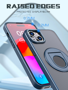 Sang Trọng Mới Nhất Di Động Phụ Kiện Cover Quay Lại Cho iPhone 15 14 13 12 11 Chân Đế Điện Thoại Di Động Trường Hợp Đối Với iPhone 14 15 - Product Image 4