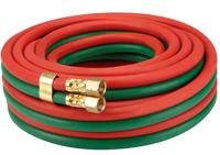 Double double tuyau en caoutchouc de gaz de soudage à oxygène acétylène personnalisé