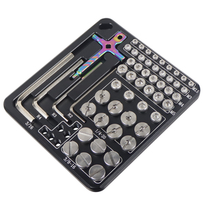 Kit complet de 6 vis de montage pour cages de caméra Poignée supérieure ARRI Rosette Plaque à <span class=keywords><strong>fromage</strong></span> 1/4 "3/8" M2.5 M3 M4 M5 Vis - Product Image 1