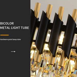 Lustre Moderno de Luxo em Cristal K9, Grande Luminária Pendente Nórdica de Metal para Quarto e Sala de Estar, Novo LED Regulável de Alta Qualidade - Product Image 4