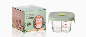 Contenants en verre pour aliments pour bébés, utilisables au micro-ondes, bocaux en verre pour aliments pour bébés - Contenants de stockage pour aliments pour bébés - Product Image 3