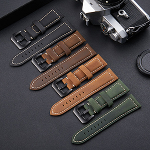 Bracelet de montre en cuir véritable 2026 pour bracelets de 20 mm, 22 mm, 24 mm, 26 mm, bracelet de montre P-anerasi, bracelet à libération rapide de haute qualité - Product Image 1
