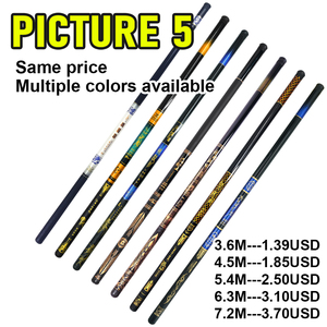 Canne à pêche télescopique en fibre de verre, vente en gros, personnalisable pour la pêche en rivière, lac, ruisseau, océan, bateau - Product Image 6