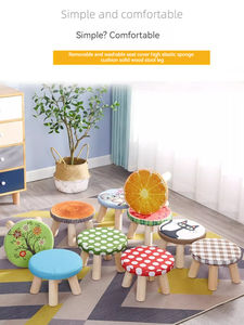 Sgabello per la casa simpatico sgabello per il cambio di scarpe per bambini sgabello rotondo pigro per divano su Internet panca creativa per celebrità - Product Image 2