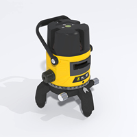 Niveau laser rotatif 360° étanche et portable, résistant aux chocs, pour la rénovation de maisons et la pose de carrelage (vente en gros)