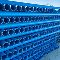 Pipa Air Casing PVC Tekanan Tinggi 140mm Fleksibel Anti-Korosi Berlubang Berulir Deep Schedule 80