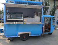 Tricycle électrique mobile à 3 roues avec panneau solaire, camion de nourriture, chariot de nourriture