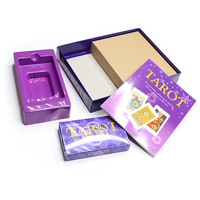 Jeu de cartes personnalisé bon marché Créer un emballage de cartes et des services d'impression de jeux de cartes de tarot avant et arrière personnalisés
